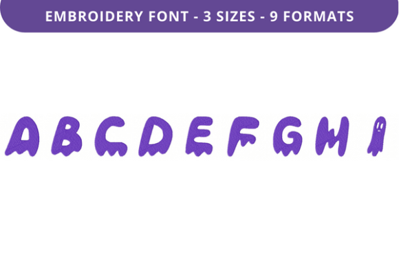 Charming Drippy Ghost Font a to I Review