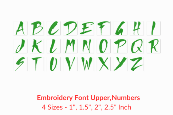 Flare Font: A Bold and Friendly Embroidery Choice