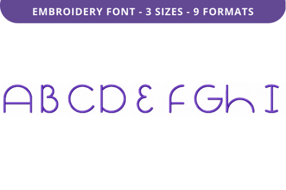 Halo Colony Font a to I: A Versatile Embroidery Choice