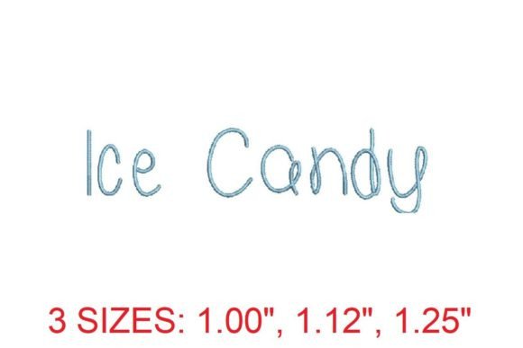 Ice Candy Font: Perfect for Boutique Apparel