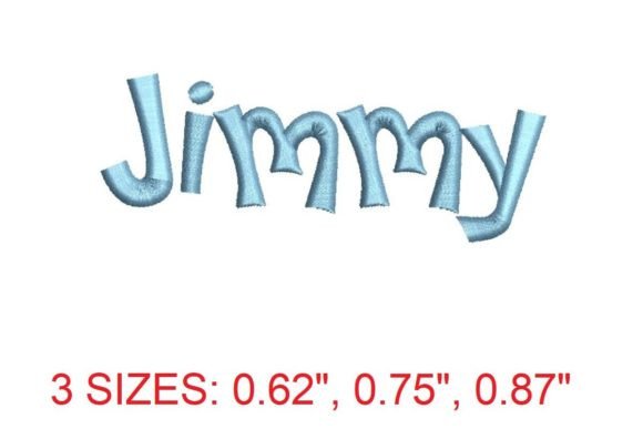 Jimmy Font: Perfect for Charming Seasonal Embroidery
