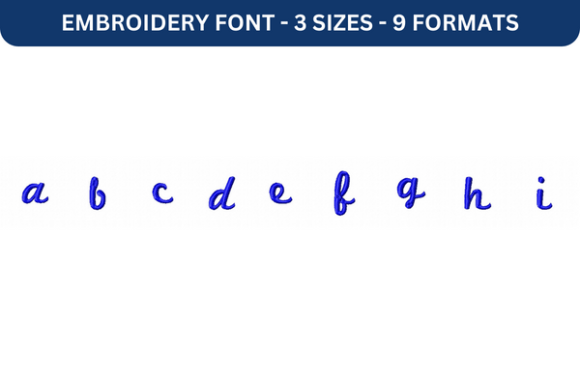Marketing Script Font: A Versatile Embroidery Choice