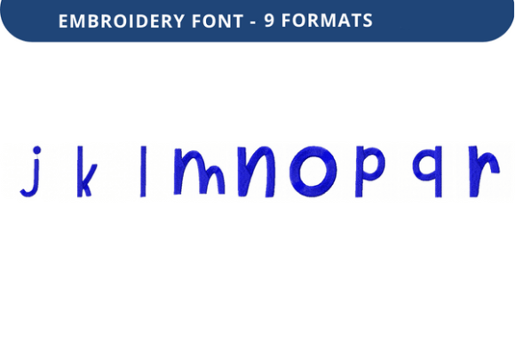 Play Pen Font: A Charming Lowercase J to R