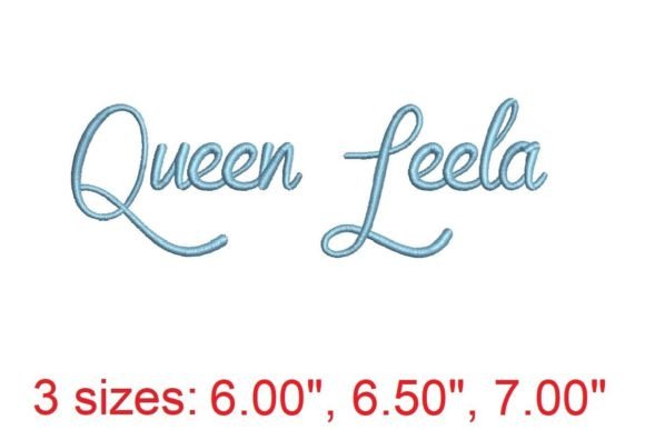 Queen Leela Embroidery Font: A Royal Touch