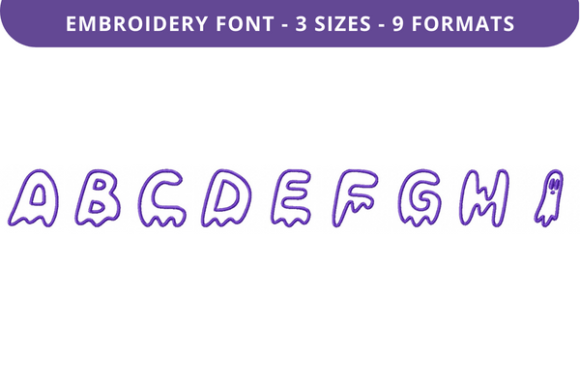 Review: Drippy Ghost Font Uppercase a to I
