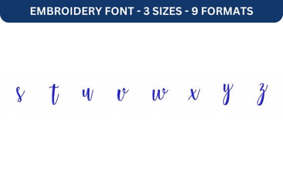 Review: Melany Script Font Lower S to Z