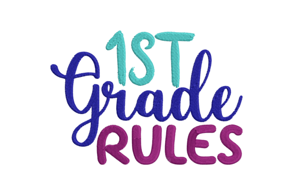 Review of 1ST Rule Grade Embroidery Design