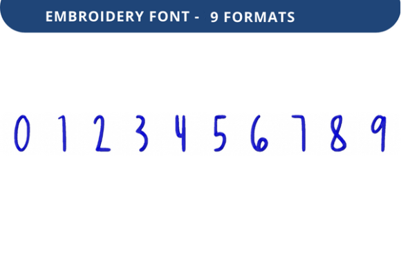 Short Quiz Font 0 to 9: A Versatile Embroidery Choice