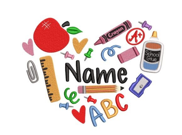 Teacher Heart: A Charming Addition for Back to School